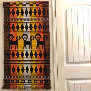 Funky vintage wall hanging